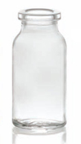 20 ml injectieflacon, helder, type 2 geblazen glas